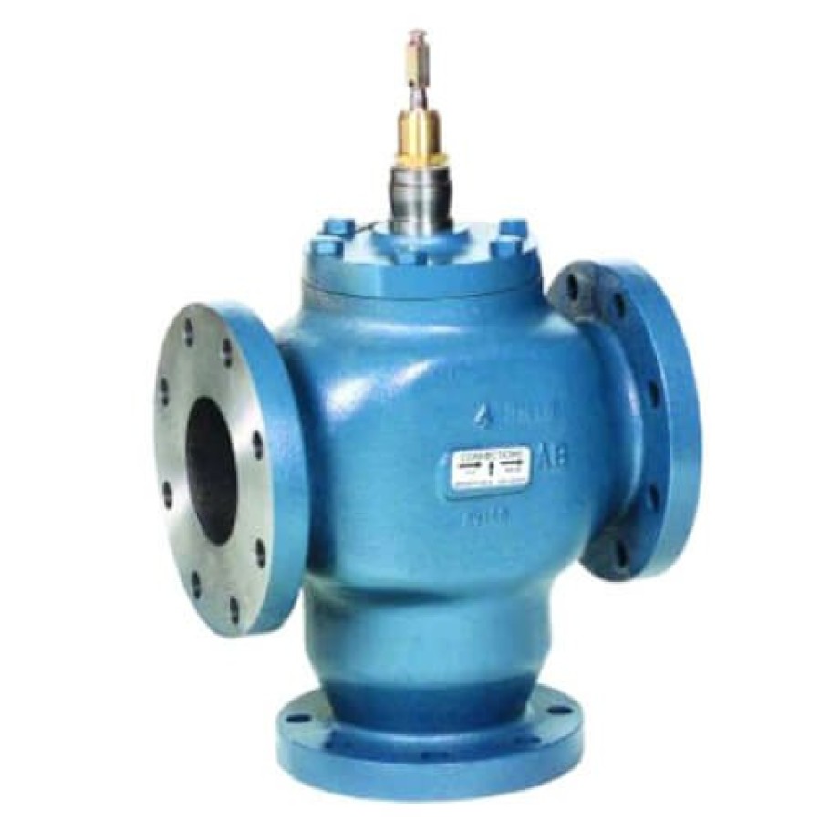 Hvac Honeywell Honeywell Diverting Valves | 2-1/2" Flanged Three-Way Diverting Valve (63 Cv)