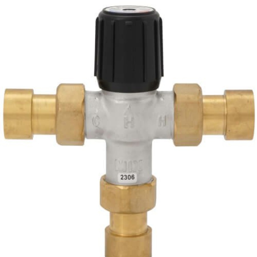 Heating Resideo Braukmann Mixing Valves | 1" Union Sweat Mixing Valve, 70-180 F (Heating Only)