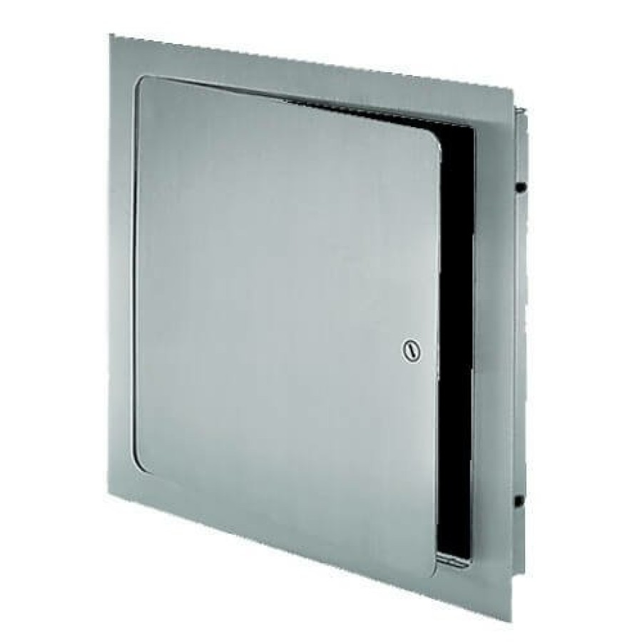 Plumbing Acudor Universal Access Doors | 12" X 12" Universal Access Door W/ Cylinder Lock (Stainless Steel)