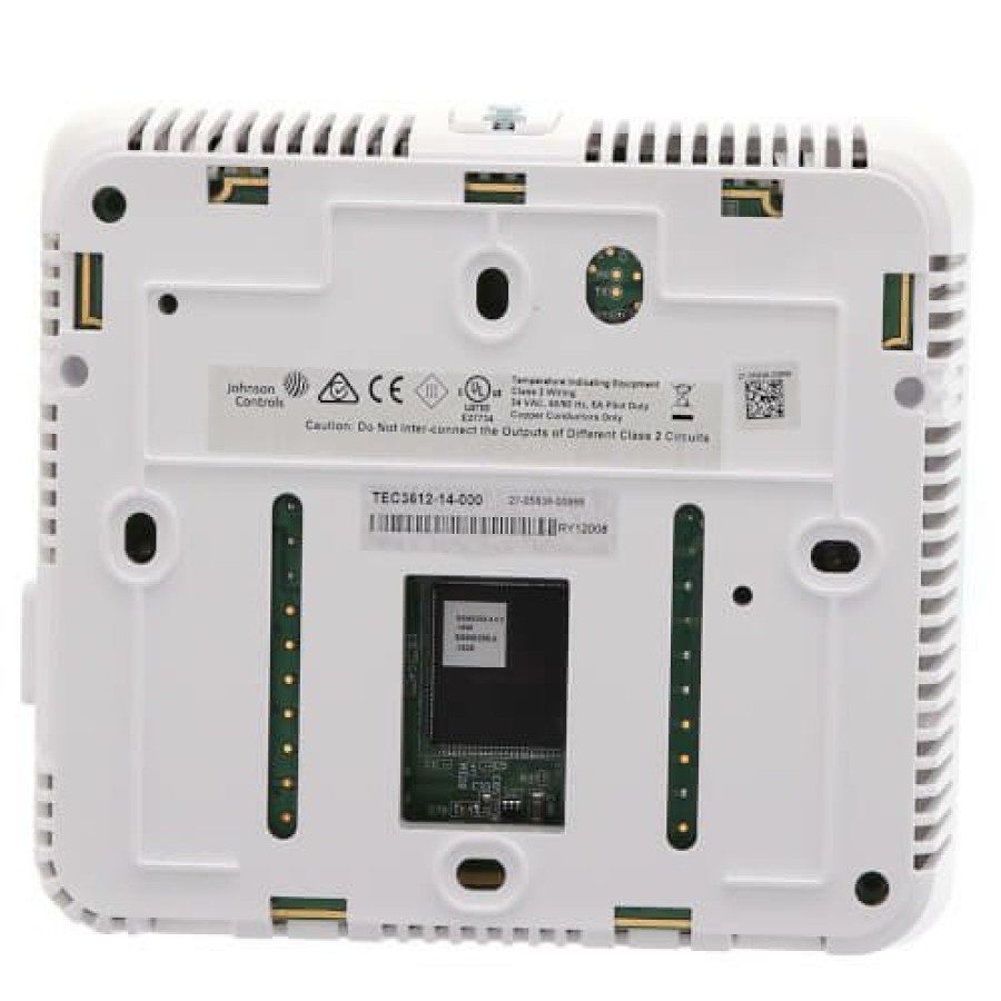 Thermostats Johnson Controls | Tec3000 Bacnet Or N2 Networked Thermostat Controller W/ Dehumidification (White)