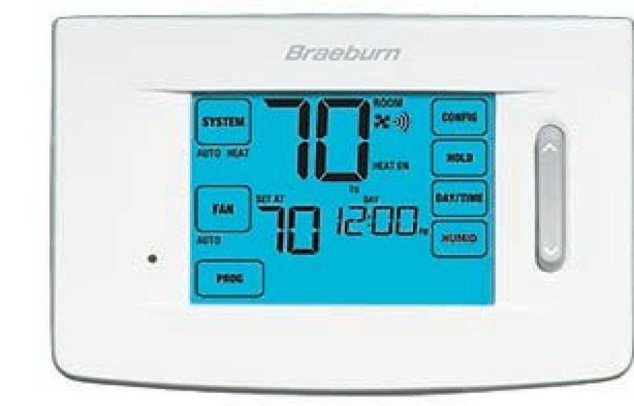 Thermostats Braeburn | Bluelink Smart Wi-Fi Universal Programmable Thermostat (3 Heat/2 Cool)