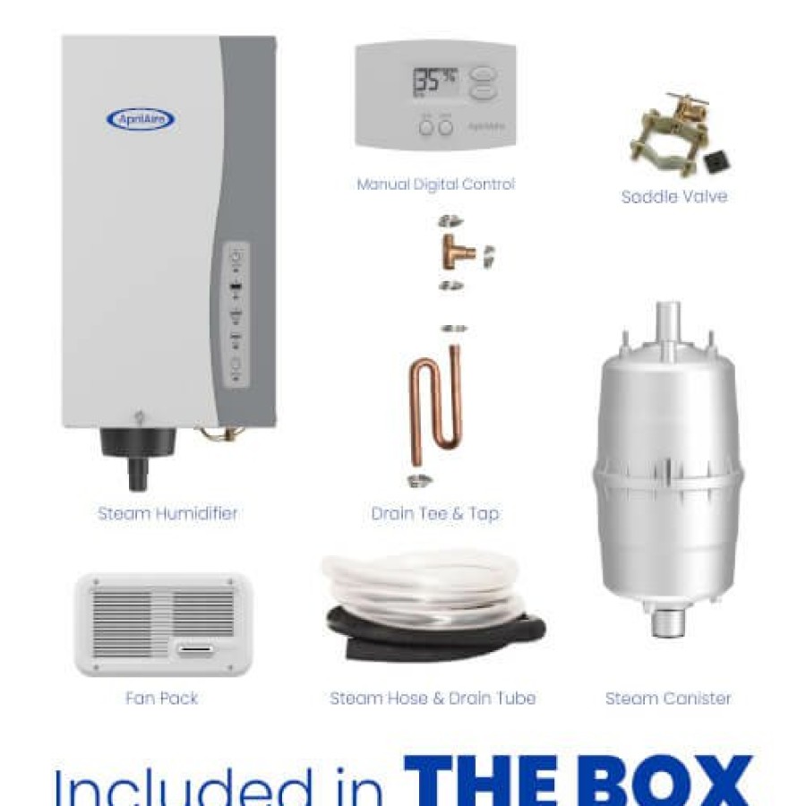 Hvac Aprilaire Aprilaire Steam Humidifiers | Residential Steam Humidifier W/ Model 850 Fan Pack