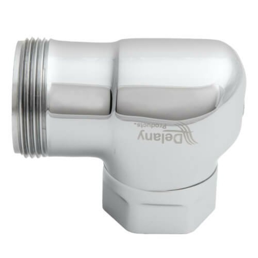 Plumbing Delany Delany Flush Valve Parts | Trustop 3/4" Angle Control Stop For Slip Fit Connection (Chrome Plated)