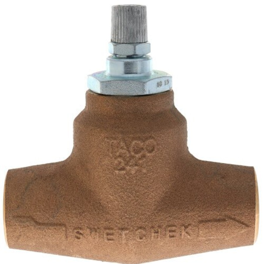 Heating Taco Flow Valves | 1" Cxc Horizontal (Bronze) Taco Flo-Chek