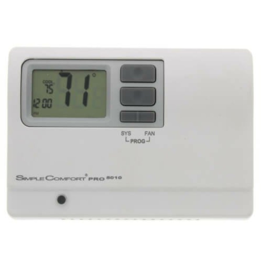 Thermostats ICM Controls | Programmable Simplecomfort Thermostat - 1 Heat/1 Cool/1 Heat Pump (Dual Powered)