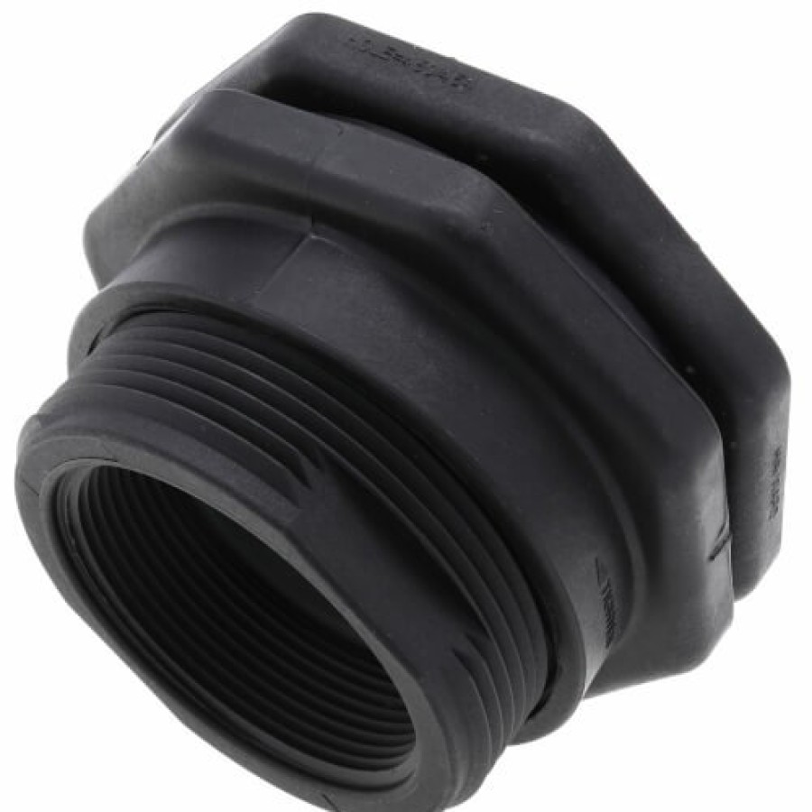 Plumbing Hayward Bulkhead Fittings | 3" Gfpp Bulkhead Fitting W/ Epdm Gasket (Thread X Thread)