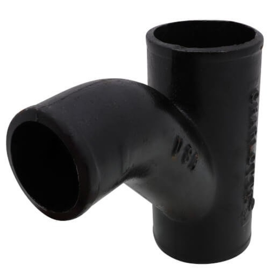 Plumbing Charlotte No Hub Cast Iron Fittings (Domestic) | 3" X 2" No Hub Cast Iron Combination Wye & 45° Elbow