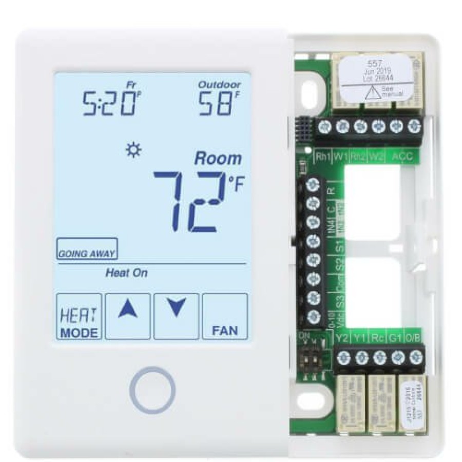 Thermostats Tekmar | Tekmarnet 4 Thermostat - Two Stage Heat, Two Stage Cool, Two Fan