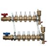 Pex Caleffi Caleffi Manifolds & Accessories | 1" Twistflow Manifold W/ Temp Gauge (5 Outlets)