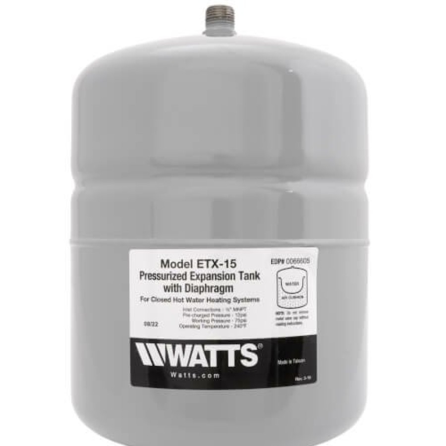 Heating Watts Expansion Tanks | Etx-15, 2.1 Gallon Non-Potable Water Expansion Tank