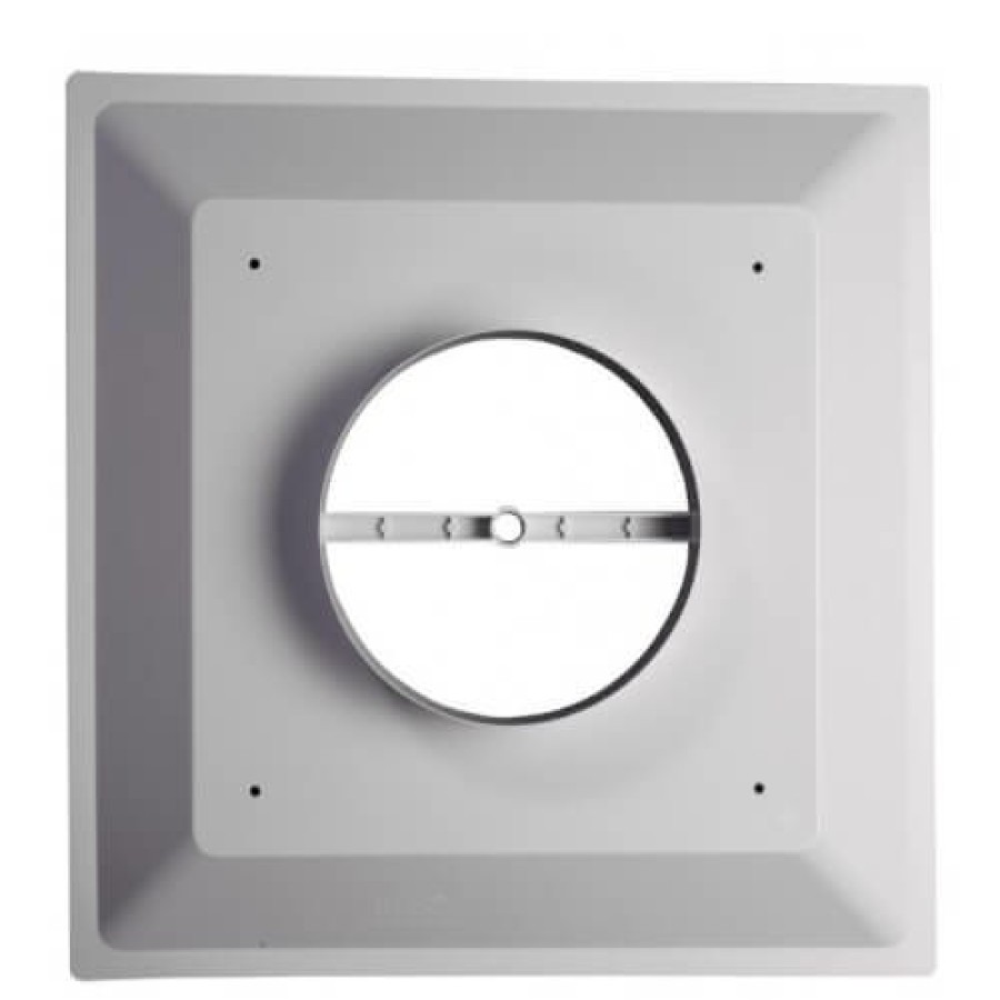 Hvac HaVACo Havaco Ceiling Vents | Plaque Supply Grille W/ Bulls-Eye And Insulated Back (2' X 2')