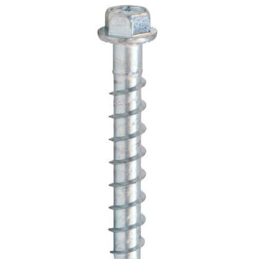 Plumbing LH Dottie Screws | 3/8" X 3" Hex Head Concrete Screw Bolt (Pack Of 50)