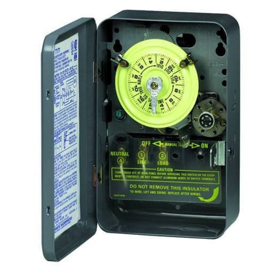 Electrical Intermatic Mechanical Timers | The Skipper - 24-Hour Mechanical Time Switch, 1 No/1 Nc (120V)