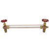 Heating Apollo Valves Steam Heating Specialties | 1/2" Heavy Composition Water Gauge W/ 12" Glass & Rod (W/ Auto Ball Valve)