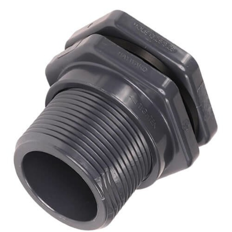 Plumbing Hayward Bulkhead Fittings | 3" Pvc Bulkhead Fitting W/ Epdm Gasket (Socket X Socket)