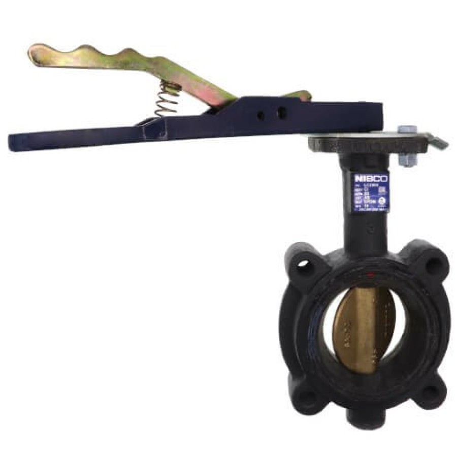 Plumbing Nibco Butterfly Valves | 3" Lug Cast Iron Butterfly Valve, Epdm, Lever Handle (200 Psi)