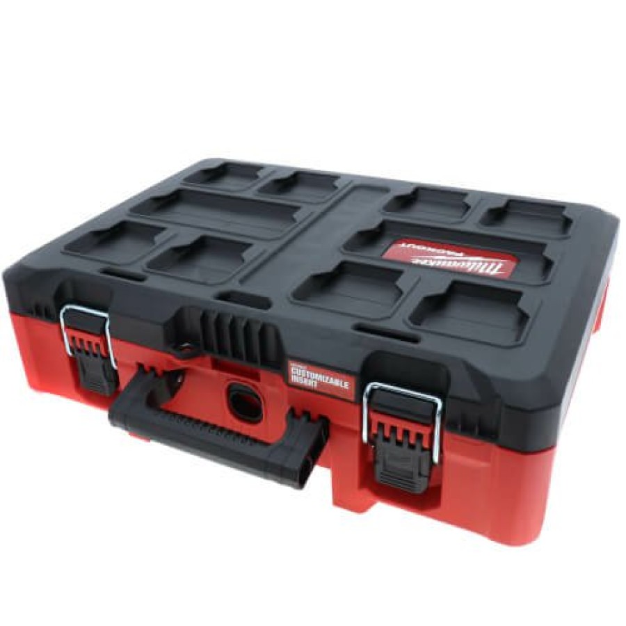 Plumbing Milwaukee Tool Bags And Totes | Packout Tool Case W/ Customizable Insert