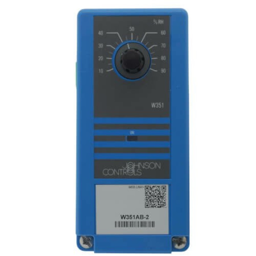 Hvac Johnson Controls Humidistats And Dehumidistats | Spdt Humidity Controller 10 To 90% (24V )