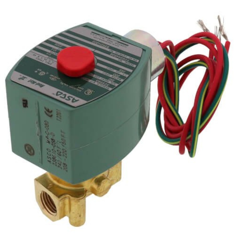 Valves Asco RedHat Direct Acting Solenoid Valves | 1/4" Normally Closed Solenoid Valve (240V)