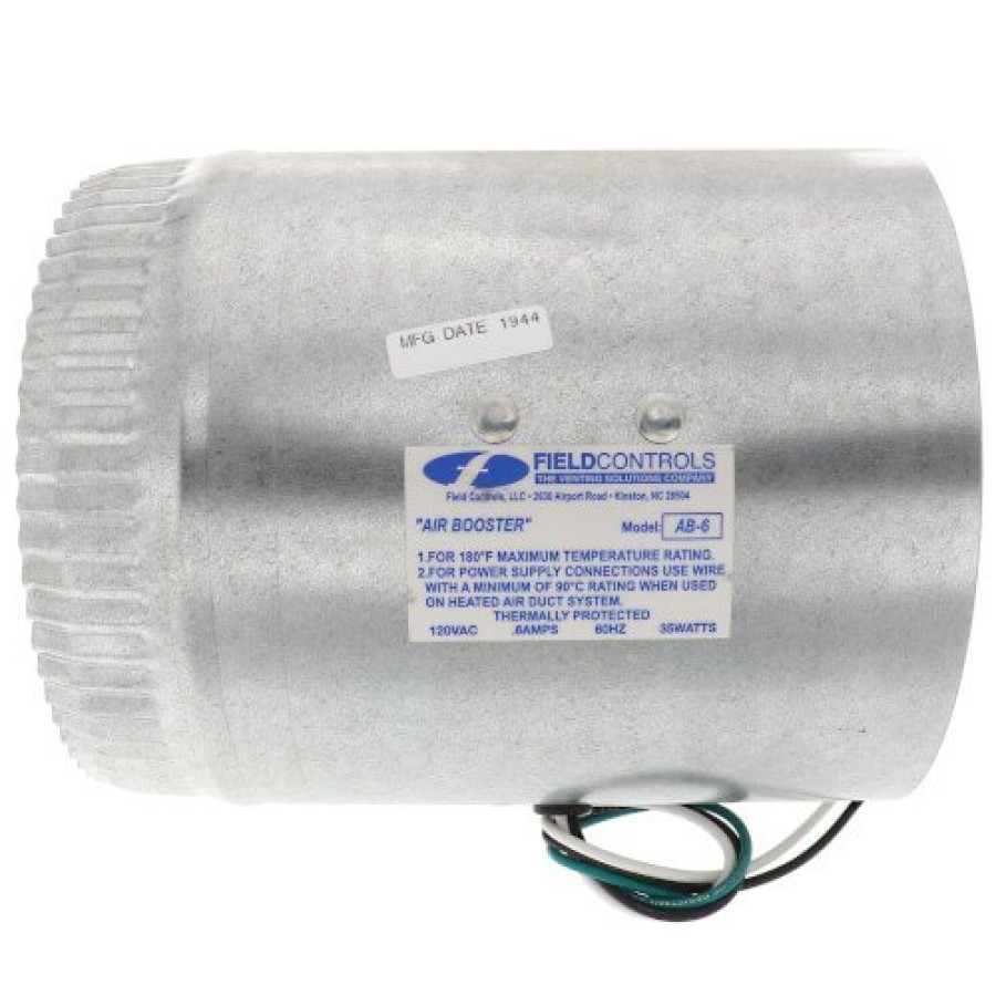 Hvac Field Controls Air Boosters | 6" Air Boosters For Round Metal Duct Or Flex Duct (Up To 225 Cfm)