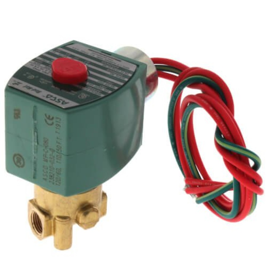 Valves Asco RedHat Direct Acting Solenoid Valves | 1/8" Normally Closed Solenoid Valve (120V)