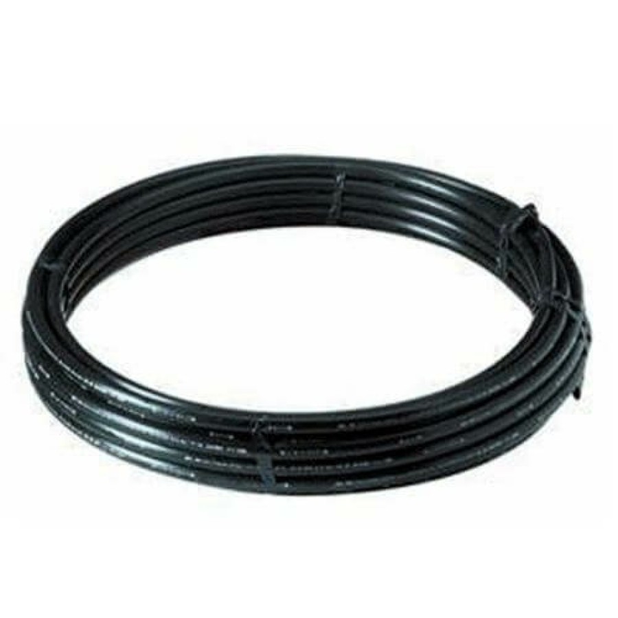 Plumbing Oil Creek Poly Pipe | 1" Black Aqua-Jet Poly Pipe, Pe-4710 - 160 Psi (300 Ft. Coil)