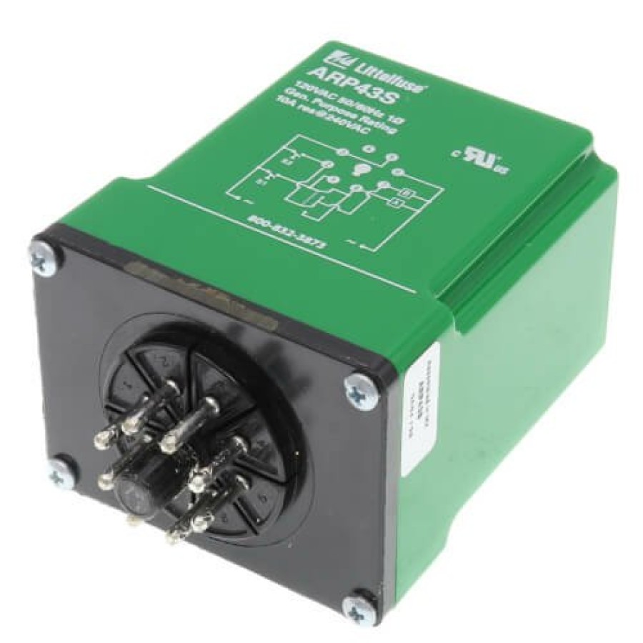 Electrical Littelfuse Relays | Dpdt 8 Pin Cross-Wired Alternating Relay (120V)