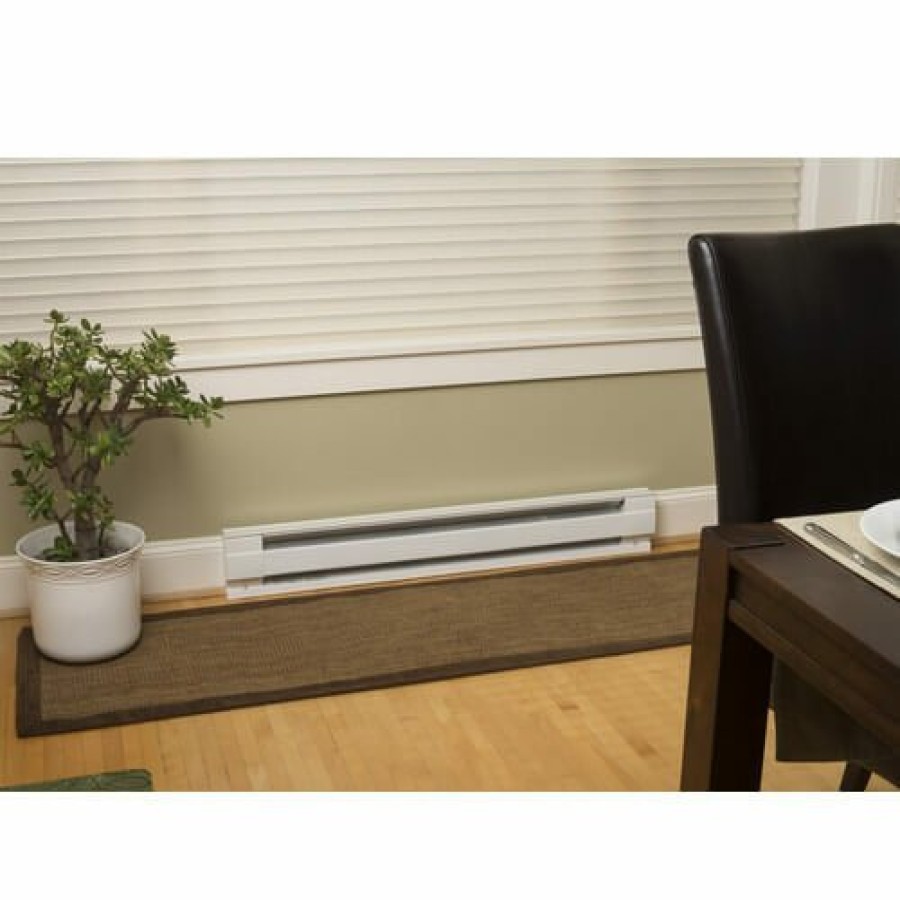 Electrical Cadet Cadet Electric Baseboard Heaters | 72" F Series Electric Baseboard Heater, 1500 Watt, 240V (White)