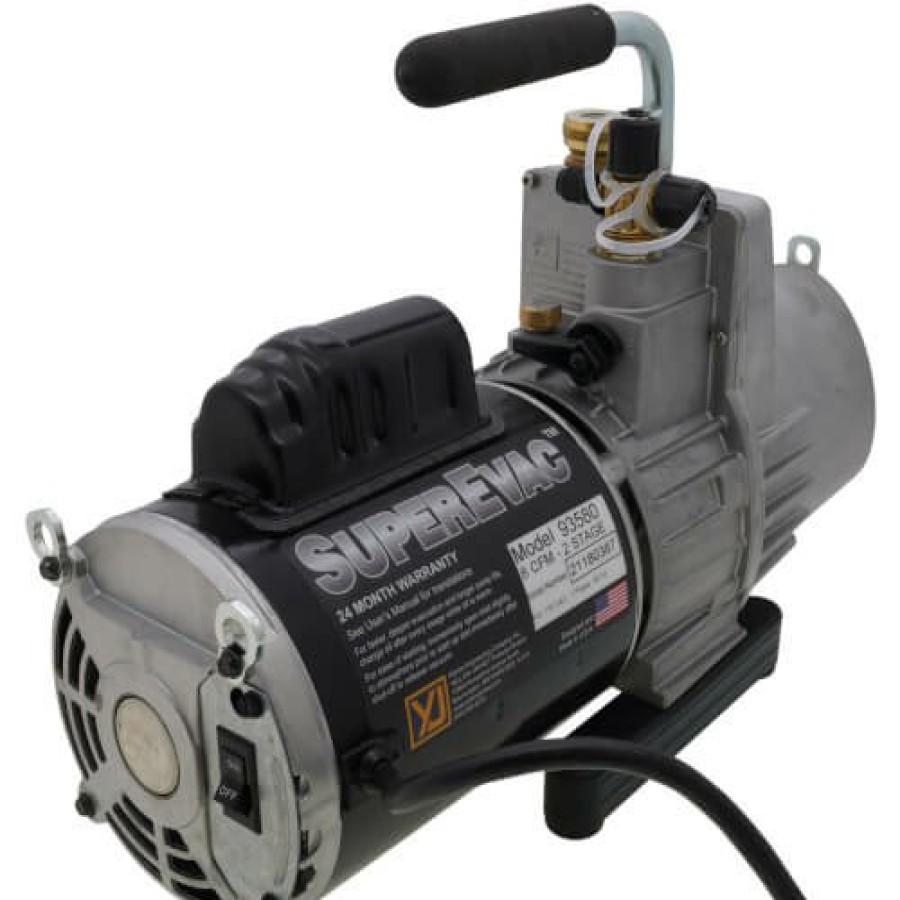 Hvac Yellow Jacket Vacuum Pumps | 8 Cfm Single Phase Superevac Vacuum Pump, 60 Hz (115V)