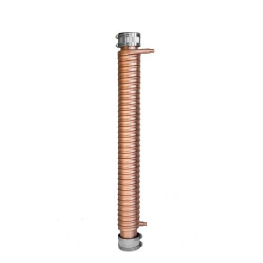 Plumbing ThermoDrain Thermodrain Drain Water Heat Recovery | 42.1% Efficiency, 3" X 33-1/2" X 3/4" Drain Water Heat Recovery & 2 Drain Couplings (No Fittings)