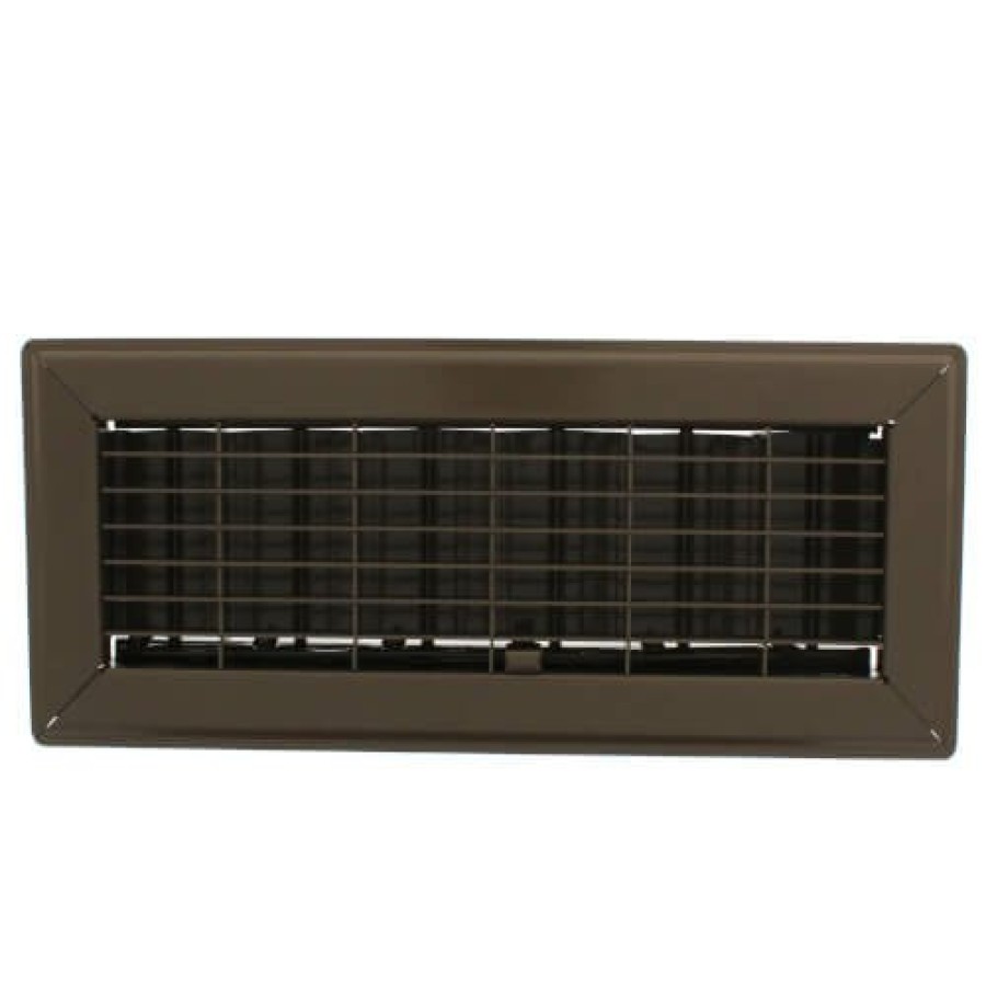 Hvac Hart & Cooley Floor Registers & Grilles | 4" X 12" (Wall Opening Size) Golden Sand Floor Register (210 Series)