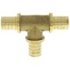 Pex Tribal Tribal F2080 Pex Fittings | 1" F2080 Pex Tee, For Rehau Tools Only (Lead Free Brass)