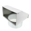 Hvac Fantech Fantech Ventilation Fans | Fml8 Fixed Metal Hood For Supply Or Exhaust, 8" Duct (Single Unit)