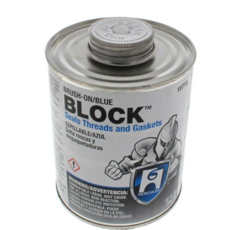 Plumbing Hercules Block | 1 Qt. Block (Screw Cap With Brush)