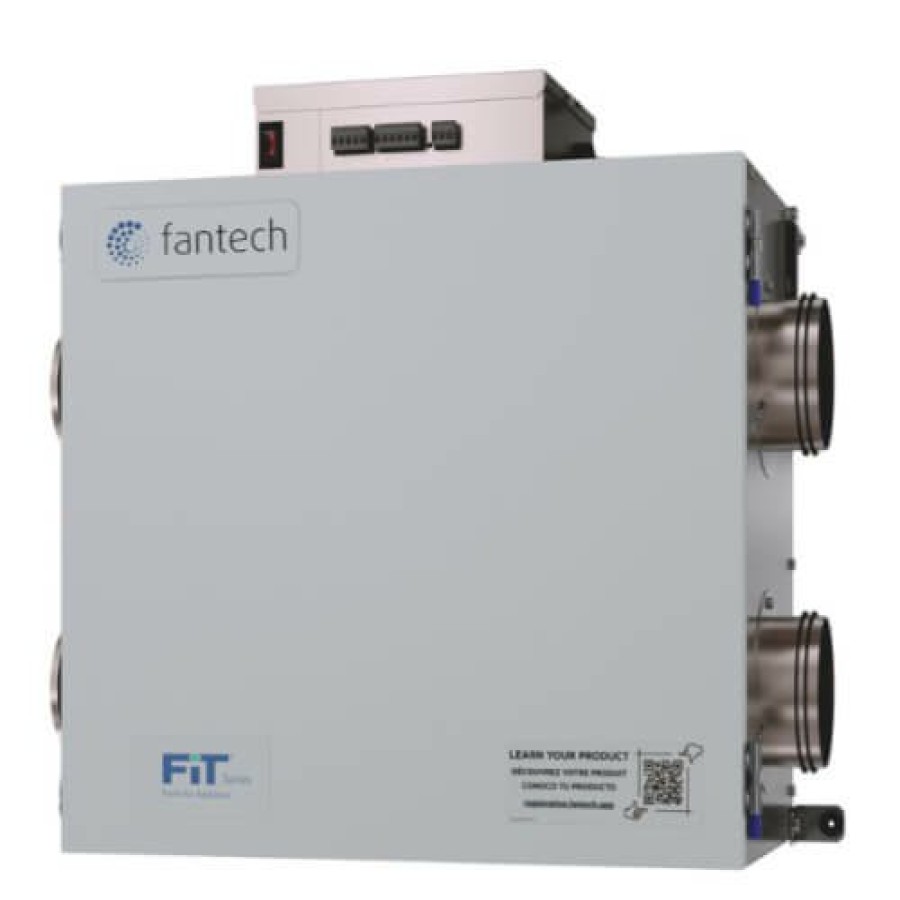 Hvac Fantech Fantech Energy Recovery Ventilators | Se Series Energy Recovery Ventilator, 4" Side Ports (Up To 1,200 Sq. Ft.)