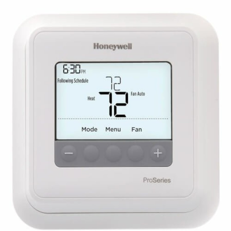 Thermostats Honeywell Home | T4 Pro Programmable Thermostat, 2H/1C Heat Pump, 1H/1C Conventional