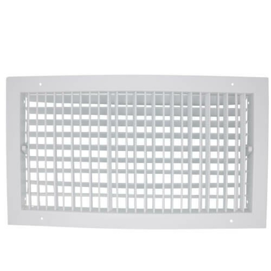 Hvac Hart & Cooley Commercial Registers & Grilles | 20" X 10" (Wall Opening Size) White Commercial Supply Register (821 Series)