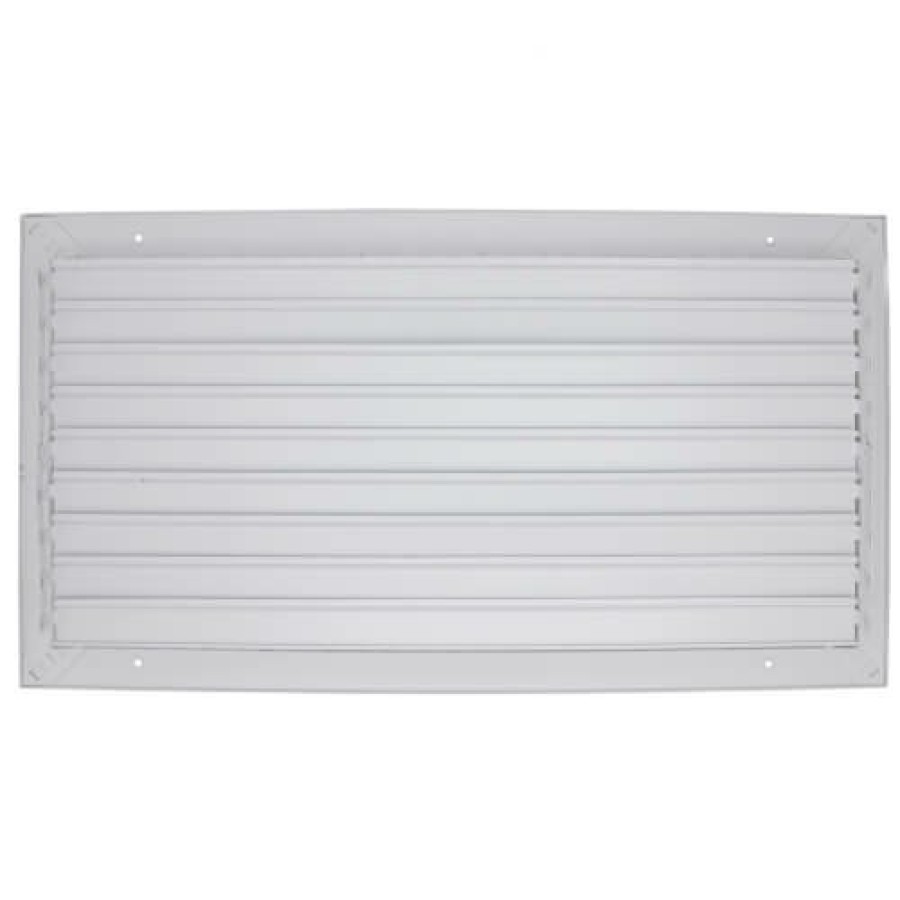 Hvac Hart & Cooley Commercial Registers & Grilles | 20" X 10" (Wall Opening Size) White Commercial Supply Register (821 Series)