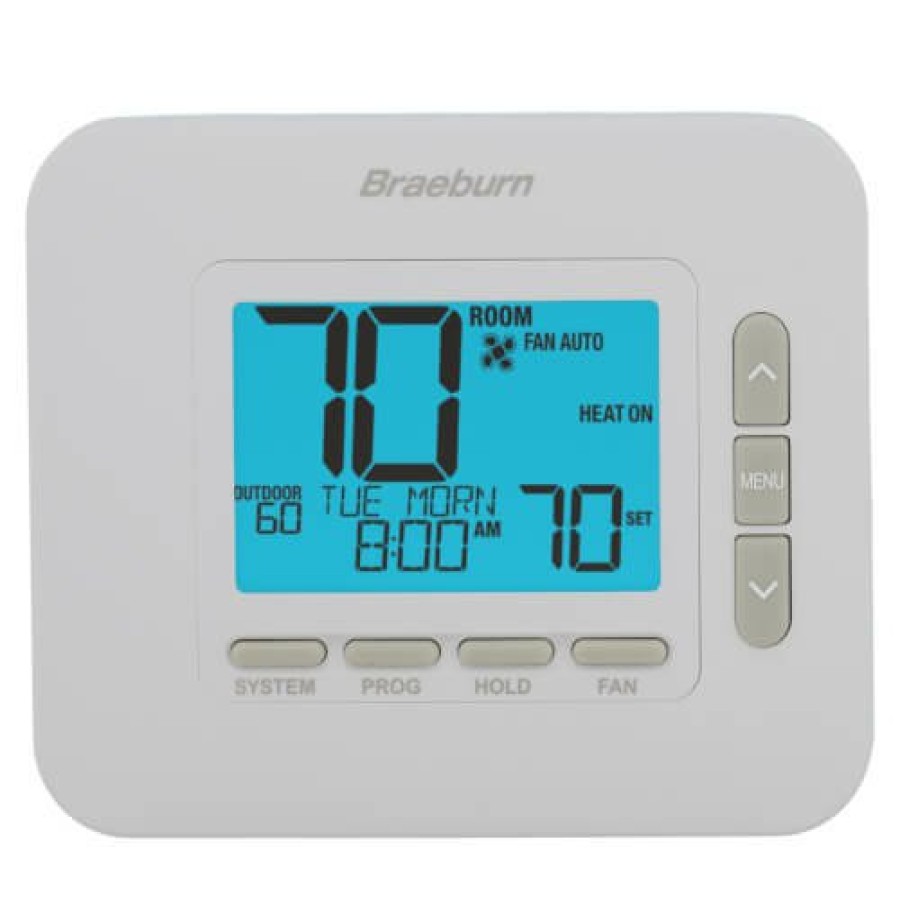 Thermostats Braeburn | 7 Day Programmable Thermostat (1 Heat/1 Cool) - Premier Series