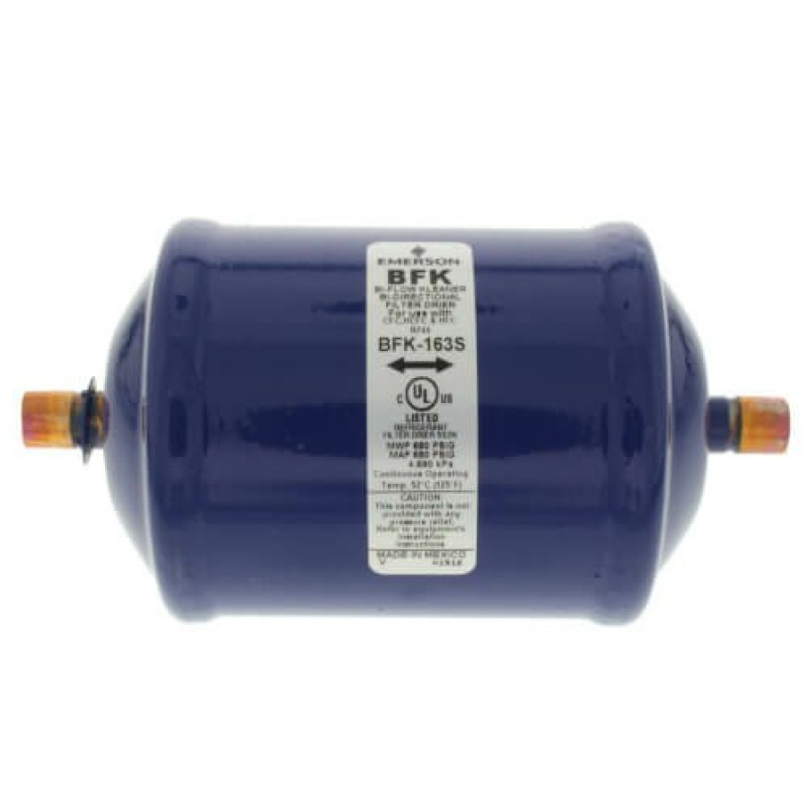 Hvac Emerson Flow Controls Filter-Driers | 3/8" Odf Bfk-163S Series Liquid Line Bi-Directional Filter Drier (16 Cubic Inches)