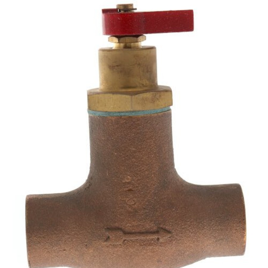 Heating Bell & Gossett Flow Valves | 3/4" Sweat Bronze Straight Flow Control