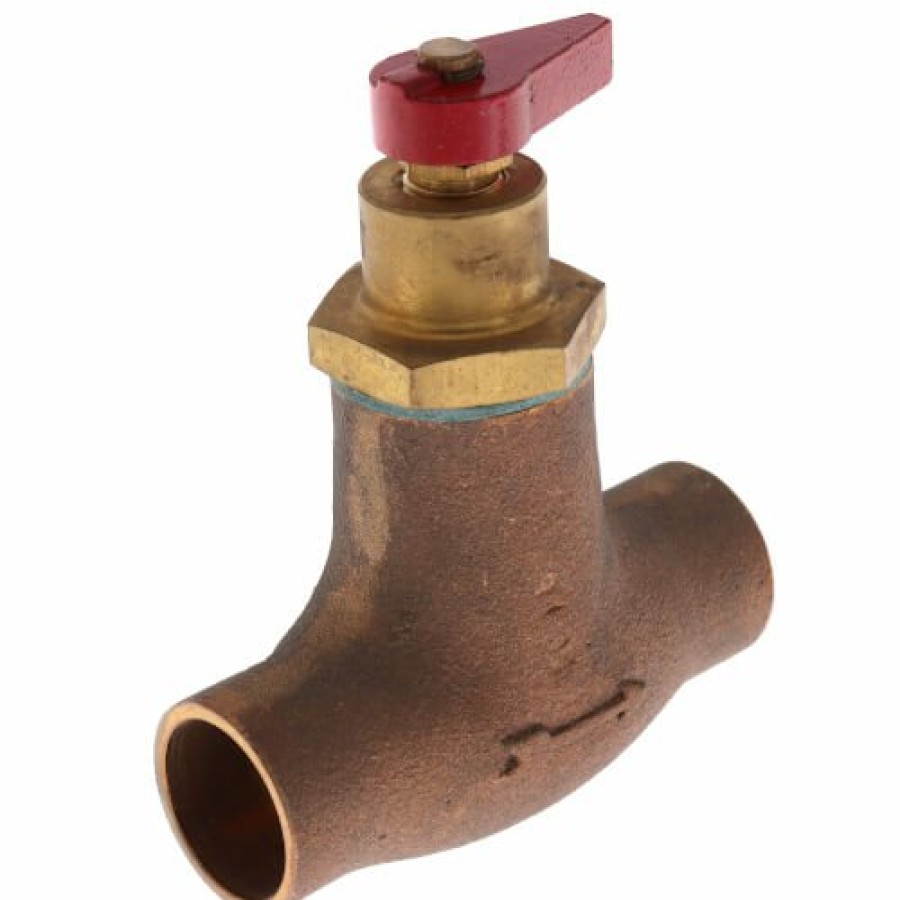 Heating Bell & Gossett Flow Valves | 3/4" Sweat Bronze Straight Flow Control