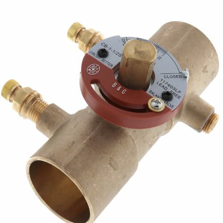 Heating Bell & Gossett Circuit Setters | Cb-1 1/2S Lead Free Circuit Setter Balance Valve, 1-1/2" (Sweat)