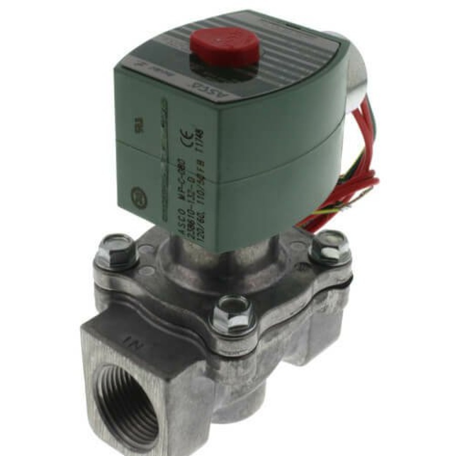 Heating Asco RedHat Combustion Solenoid Valves | 3/4" 2-Way Gas Solenoid Blocking Valve (247,500 Btu)