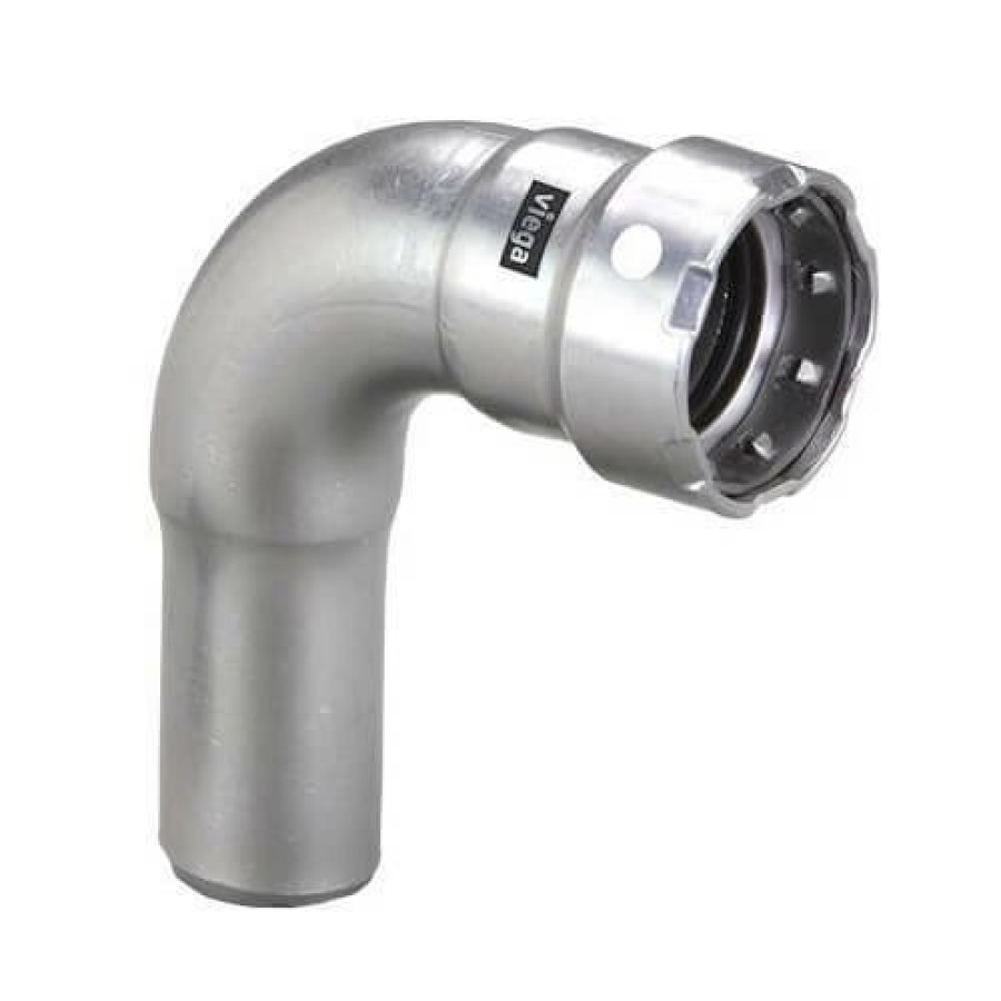 Plumbing Viega Megapress 304 Stainless Steel Fittings | 1-1/2" Megapress 304 Stainless Steel 90-Degree Street Elbow