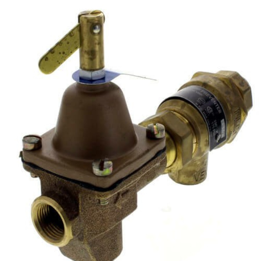 Heating Watts Combo Pressure Valves | B911S, 1/2" Bronze Combination Fill Valve & Backflow Preventer (Sweat X Npt)