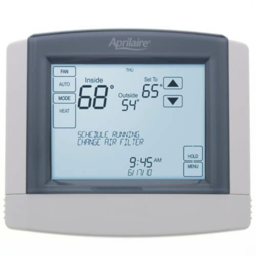 Thermostats Aprilaire | Universal Touchscreen Multi-Stage 2H/2C Or 4H/2C Heat Pump Programmable Thermostat