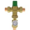 Heating Taco Mixing Valves | 3/4" Sweat Union 5003 Mixing Valve W/ Gauge (Low Lead)