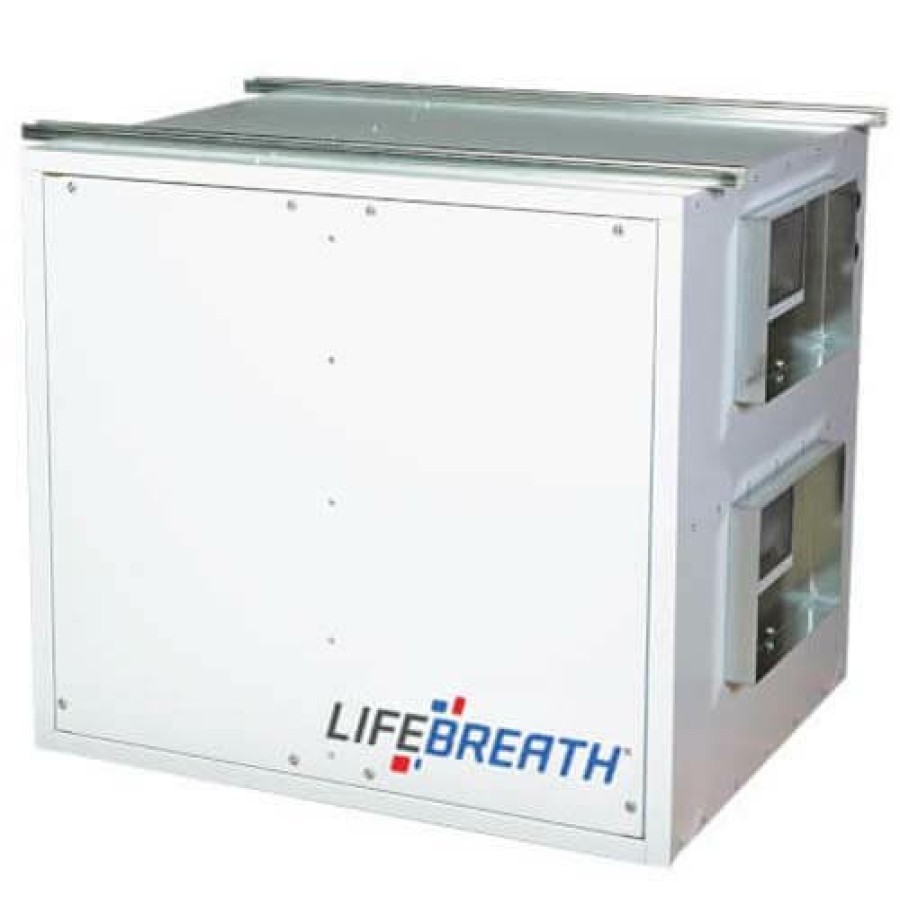 Hvac LifeBreath Lifebreath Heat Recovery Ventilators | 455 Dd Commercial Heat Recovery Ventilator, Damper Defrost, 460 Cfm