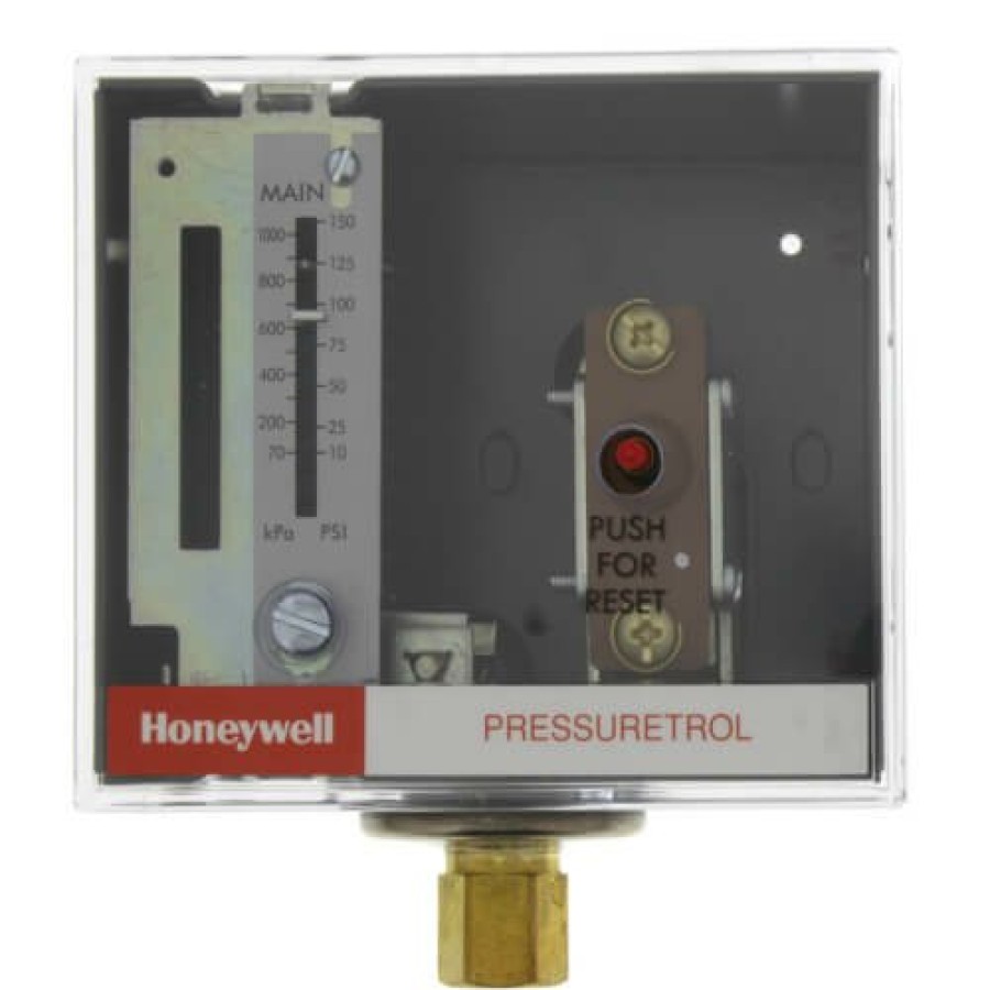 Heating Honeywell Pressuretrols | Pressuretrol Controller, Manual Reset, 10 Psi To 150 Psi